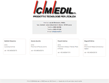Tablet Screenshot of cmedil.it